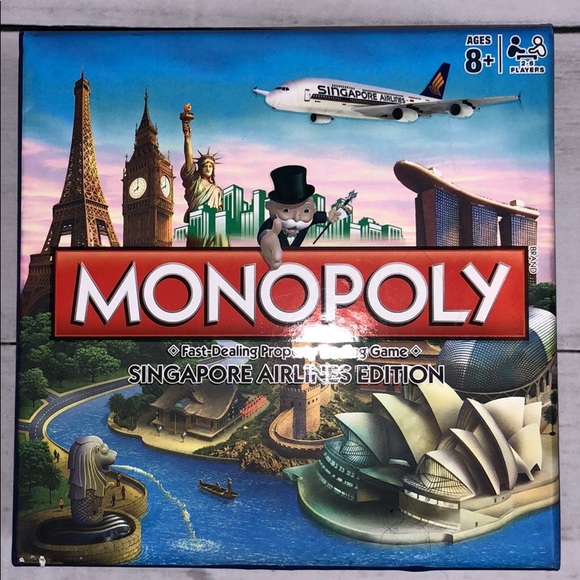 Hasbro Other - Hasbro Gaming Monopoly Singapore Airlines Edition